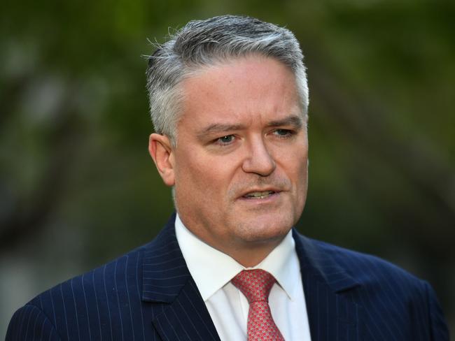 Protesters attending the Black Lives Matter events across Australia on Saturday were “selfish” and “self-indulgent” according to Finance Minister Mathias Cormann. Picture: AAP