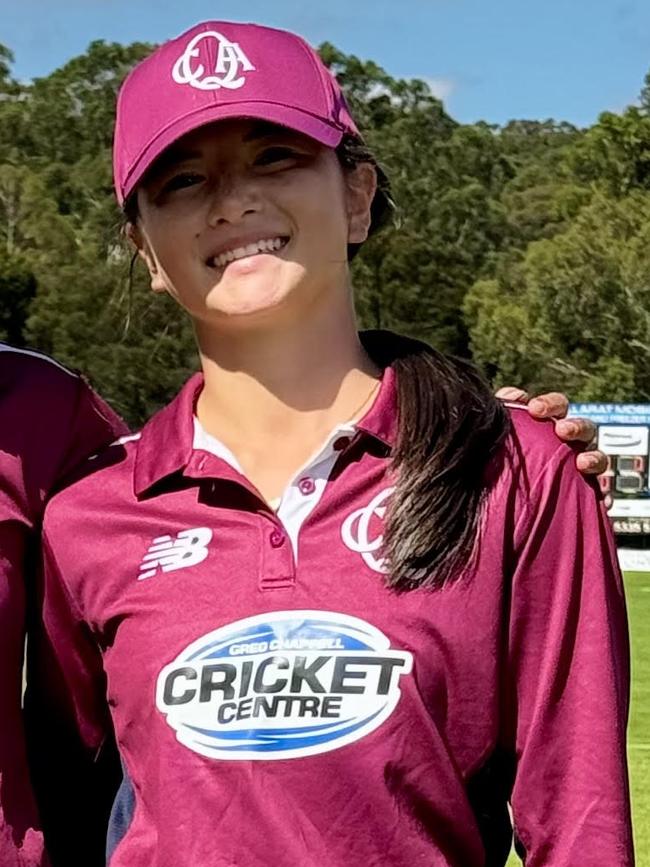 Qld U16s Ayaka Stafford.