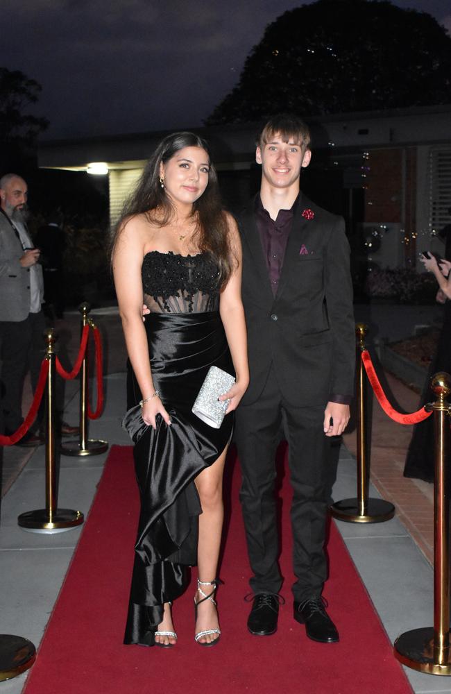 Students arrive at Noosa District State High School formal.