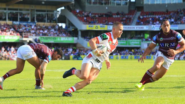 Euan Aitken raced over for a double in the first half.