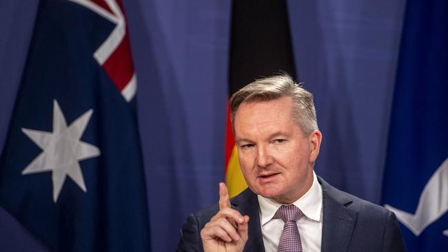 Minister for Climate Change and Energy Chris Bowen. Picture: Jeremy Piper