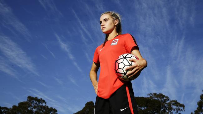 Ellie Carpenter from Pemulwuy, who has signed a W-League contract with the Western Sydney Wanderers.