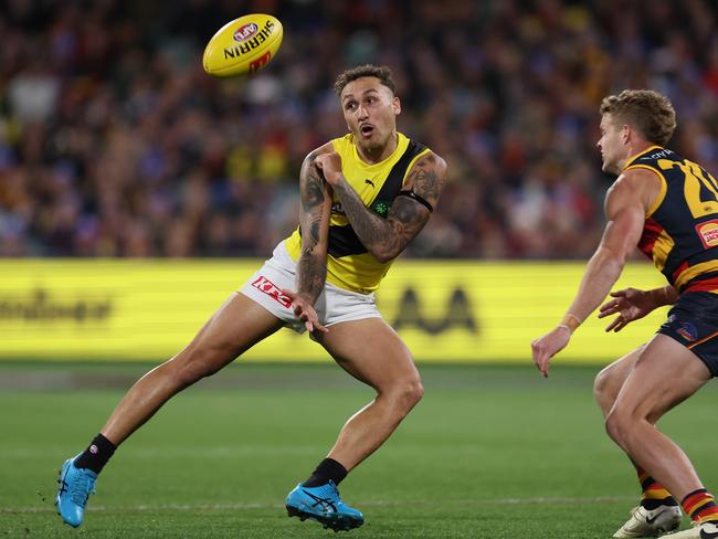 Richmond has issued a hands-off message to Fremantle over Shai Bolton. Picture: James Elsby/AFL Photos via Getty Images