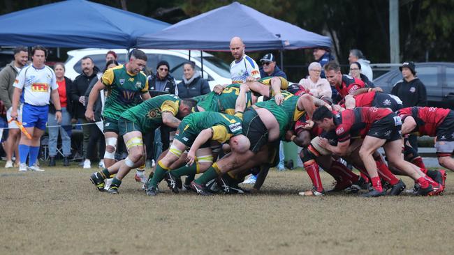 Griffith University Colleges Knights v Surfers Paradise Dolphins faced off in the 2022 GCDRU first grade grand final. Picture: Mike Batterham
