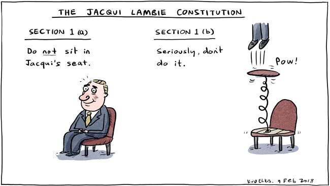 Jon Kudelka Letters Cartoon for 09-02-2018Version:  (650x366)COPYRIGHT: The Australian's artists each have different copyright agreements in place regarding re-use of their work in other publications.Please seek advice from the artists themselves or the Managing Editor of The Australian regarding re-use.