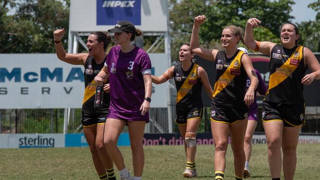 Nightcliff vs Waratah 2023-24 NTFL women's knockout semifinal. Picture: Pema Tamang Pakhrin