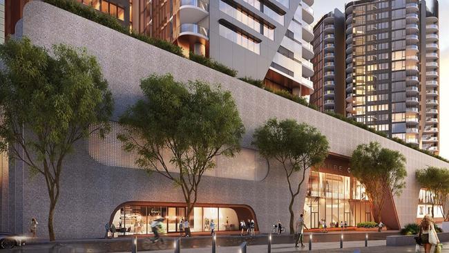 Five high rise apartments are set to be built in Rhodes as part of the Rhodes Station precinct.