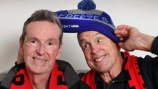 Neale Daniher’s brother, Terry, will join the line-up of sliders at the MCG. Picture: David Caird