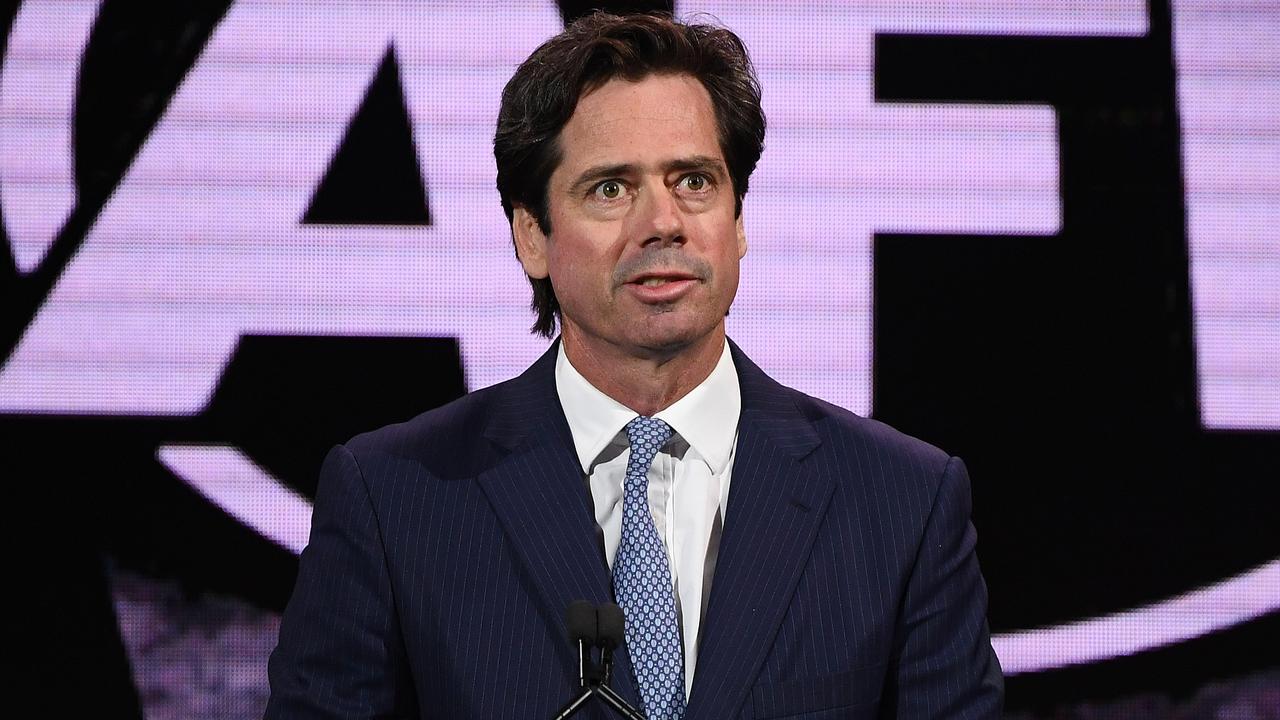 AFL boss Gillon McLachlan delivered the update today. Picture: Getty Images