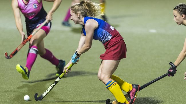 Talicia Canty of Brisbane scored again on Day 2. Picture: Kevin Farmer