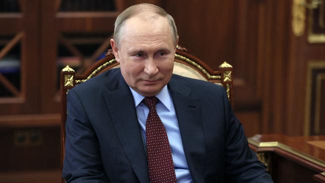 Russian President Vladimir Putin attends a meeting Moscow on March 2. Picture: AFP