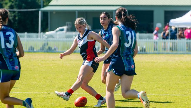 Paityne Johns from St Patrick's College at AFLQ Schools Cup.