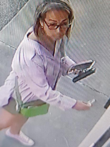 The woman is described as being of a thin build, about 150-160cm tall and has a tanned complexion with blonde / grey hair.