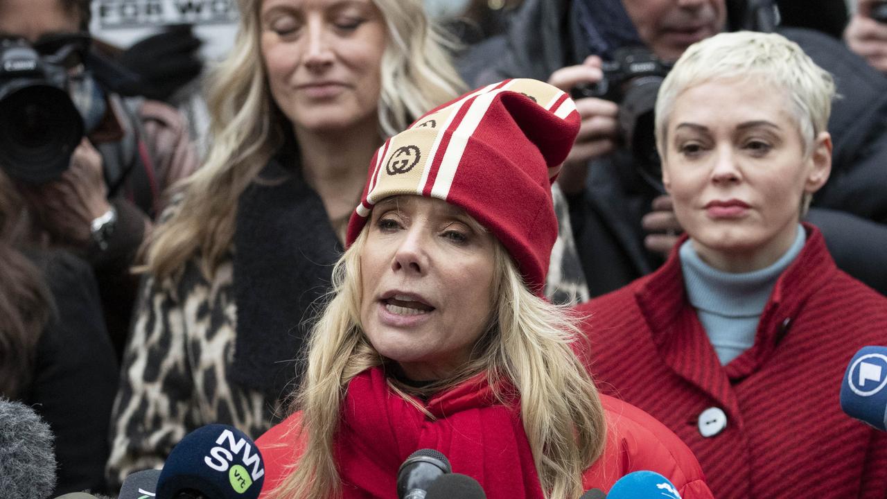 Actor Rosanna Arquette is one of many women who have accused Weinstein of misconduct. Picture: Mark Lennihan/AP.