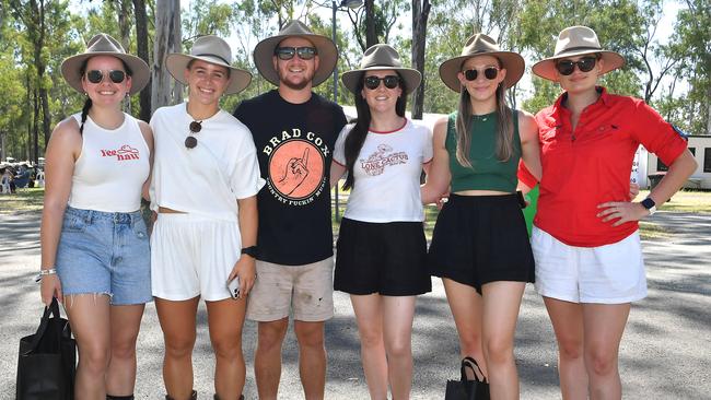 Megan Mallett, Emily Littleton, James Jordan, Hayley Wheeler, Alex Ramsay, Bronte Ramsay CMC Rocks Saturday March 18, 2023. Picture John Gass