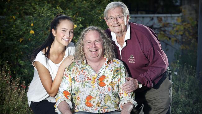 d’Arry Osborn’s grandaughter Alicia and son Chester Osborn. Picture: Bianca De Marchi