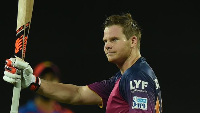 Steve Smith scored a century before being bowled between his legs.
