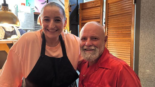 Rose Adam with Ian Sparkes at Humble on Duke on June 1.