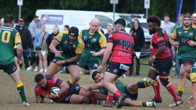 Griffith University Colleges Knights v Surfers Paradise Dolphins faced off in the 2022 GCDRU first grade grand final. Picture: Mike Batterham