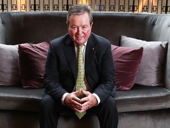 28/6/17: John O'Neill who is chairman of the Star Entertainment casino group. He is reflecting on a 30 years of his career as a chief executive. Pictured at the Darling hotel in Sydney. John Feder/The Australian.