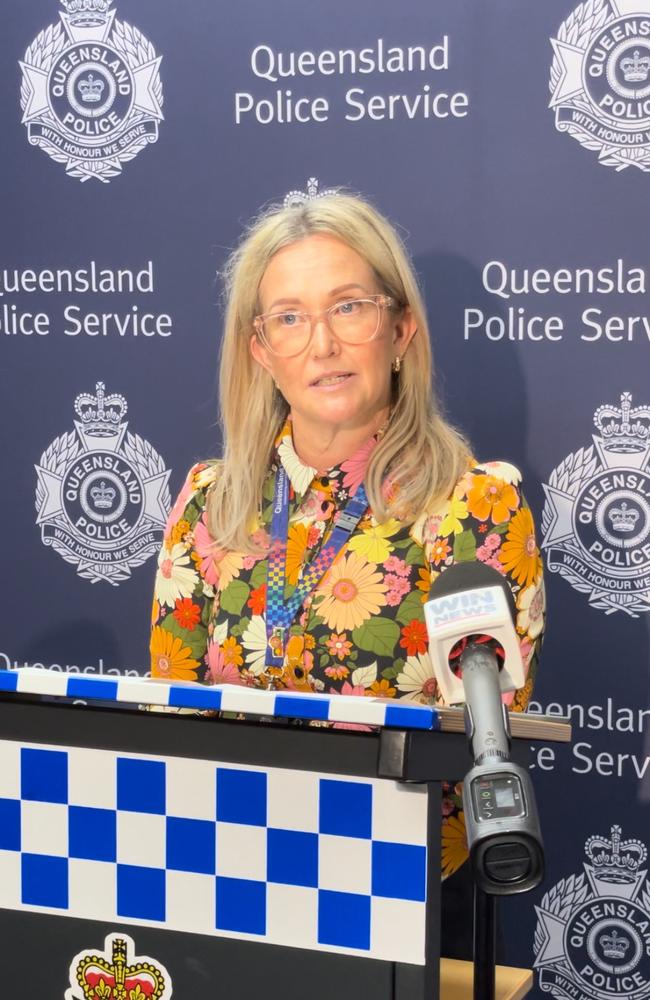 Mackay Whitsunday Crime and Support Services Detective Inspector Emma Novose one of the Officers in Charge of the search, said divers had been deployed to search the waterway. Photo: Fergus Gregg