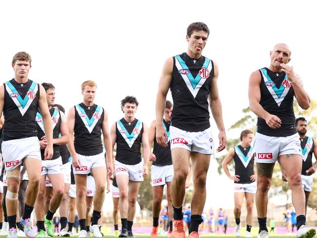 There are some bis concerns at Port Adelaide. Picture: Getty Images