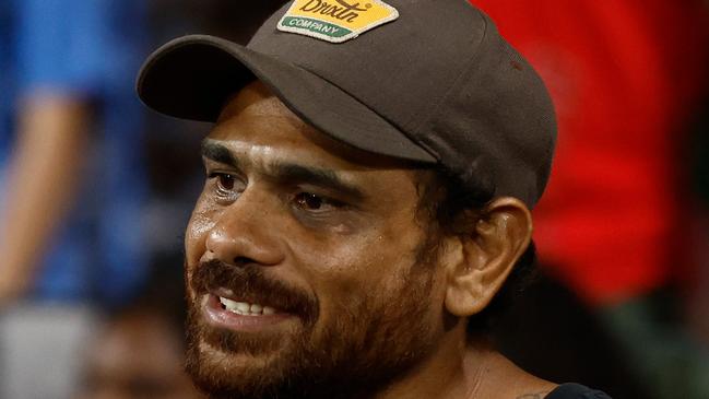 Retired Hawthorn superstar Cyril Rioli is named as the lead applicant in the claim against his former club filed in the Federal Court last week. Picture: Michael Willson / Getty Images