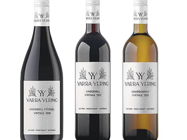 Three sublime Yarra Yering wines.