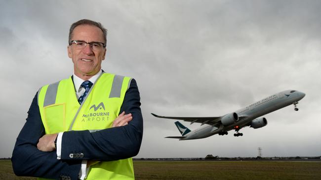 Melbourne Airport chief executive Lyell Strambi. Picture: Andrew Henshaw