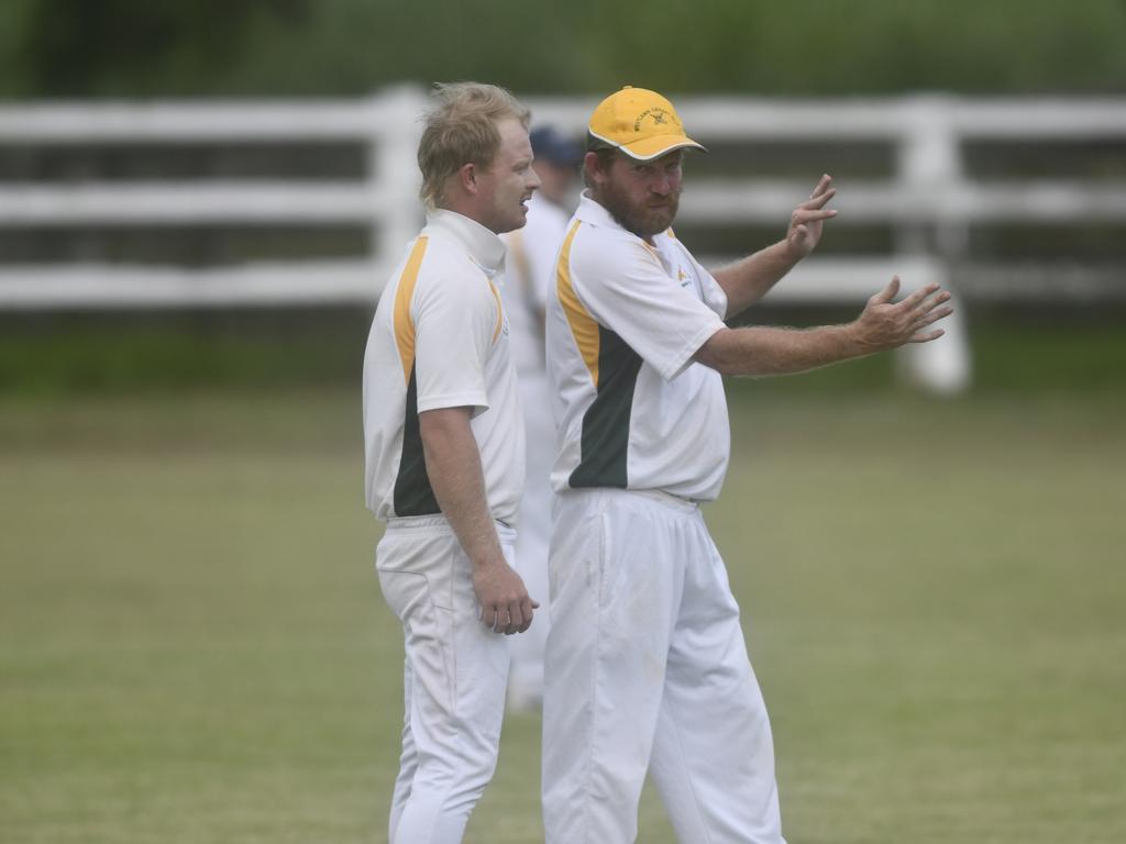 Action in CRCA premier league between Easts/Westlawn and Tucabia/Copmanhurst at Ulmarra Oval.