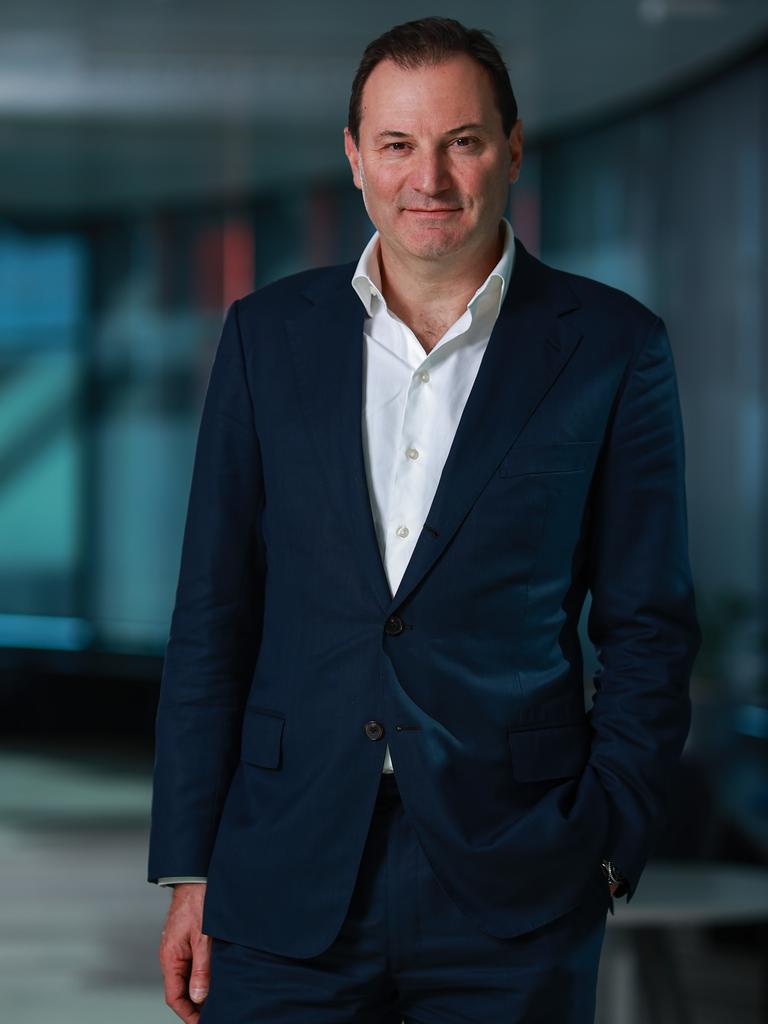 Origin Energy boss Frank Calabria, at their offices, Picture: Justin Lloyd.