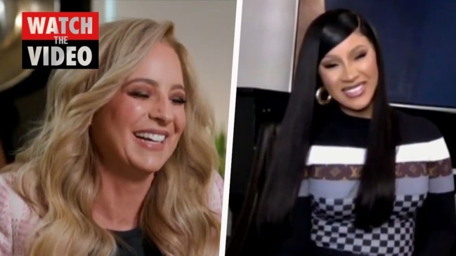 Cardi B makes Carrie blush on The Project