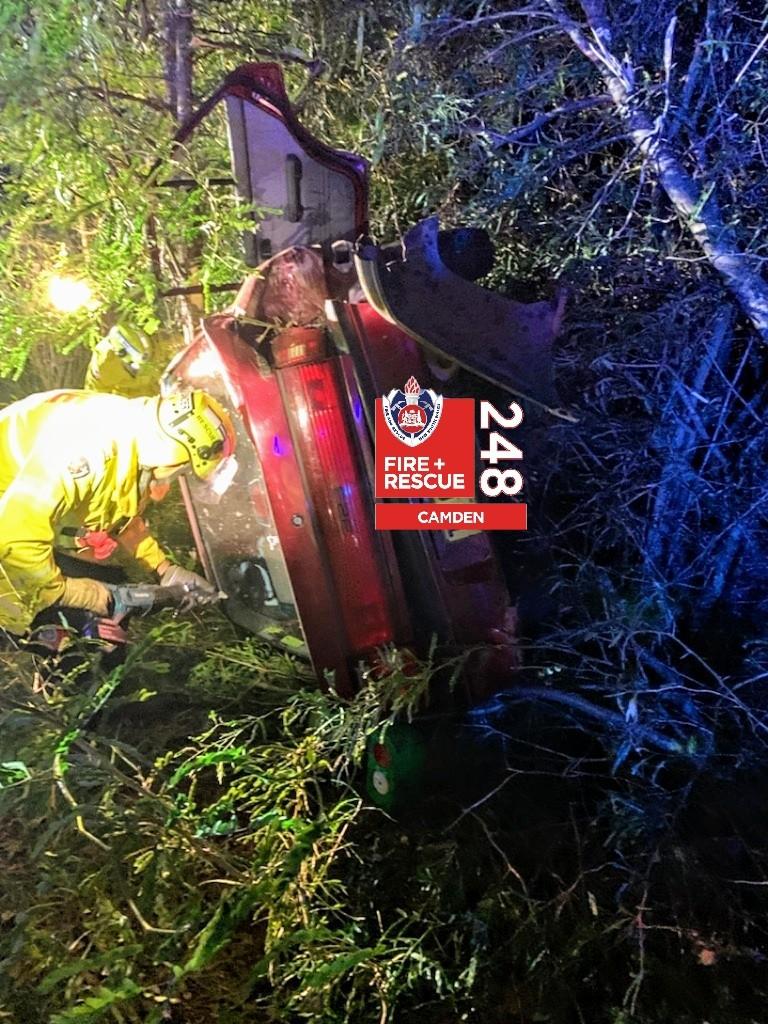 Camden Firefighters’ Amazing Rescue Of Woman Driver Trapped In Rollover ...