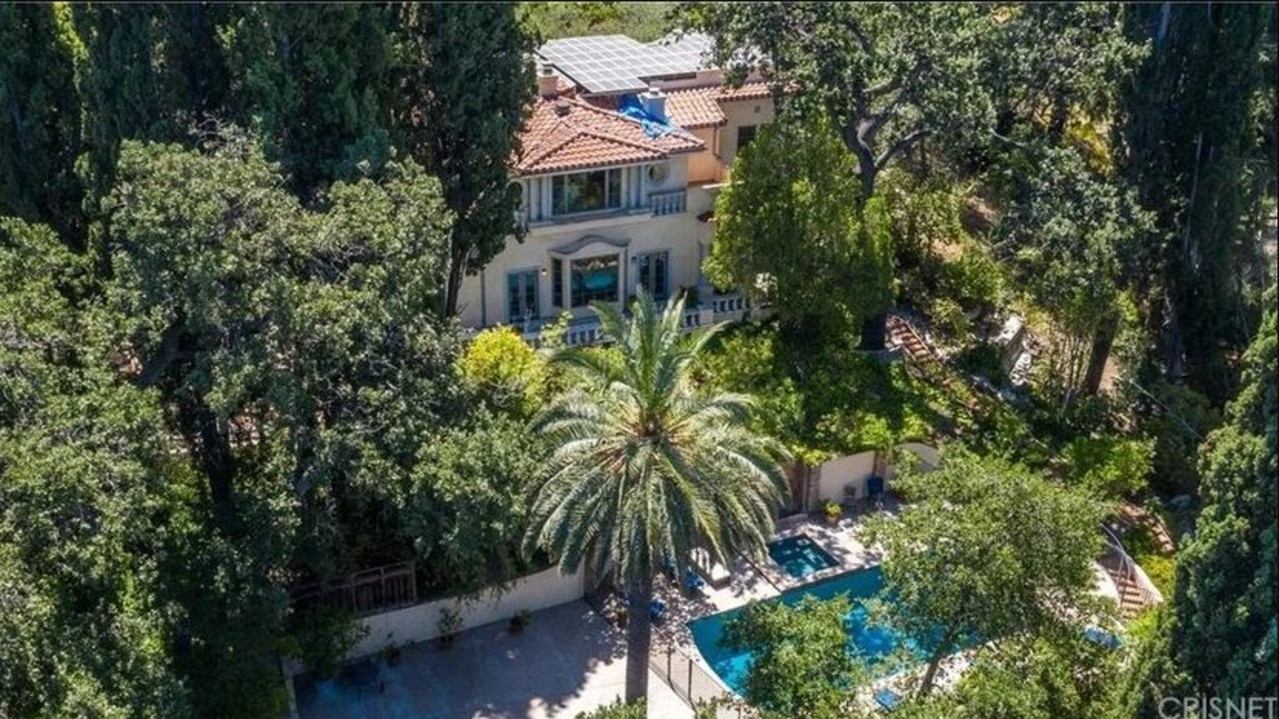 The Foo Fighters recorded their 10th album at this Encino, California home. Picture: Realtor.com