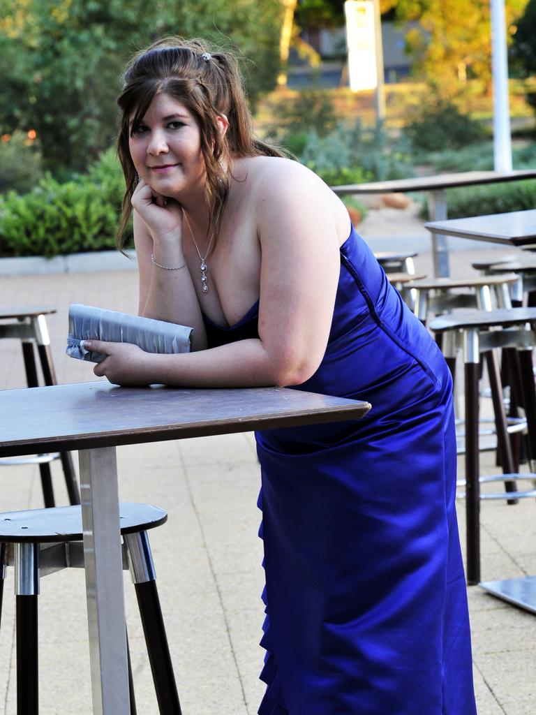 Sharon Martin at the 2010 St Philip’s College formal at the Alice Springs Convention Centre. Picture: NT NEWS