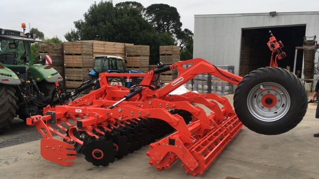 Speedy service: Farmer Garry Kadwell says the Maschio UFO has changed the way he works and led to efficiencies he had not expected.