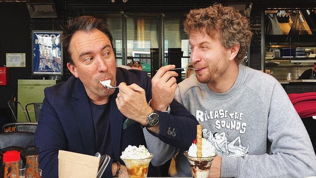 Jack Post with Christian O'Connell.