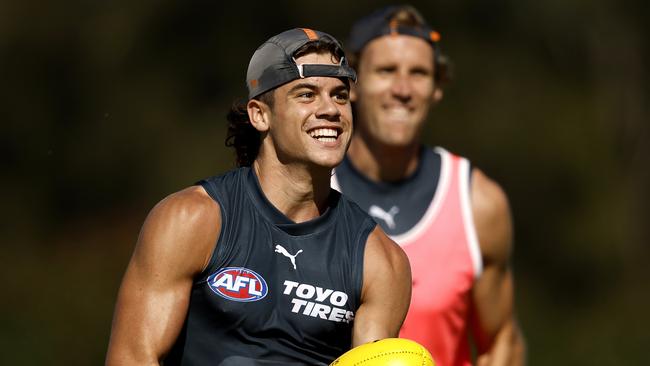 Darcy Jones during the GWS Giants training session on April 23, 2024. Photo by Phil Hillyard(Image Supplied for Editorial Use only - **NO ON SALES** - Â©Phil Hillyard )