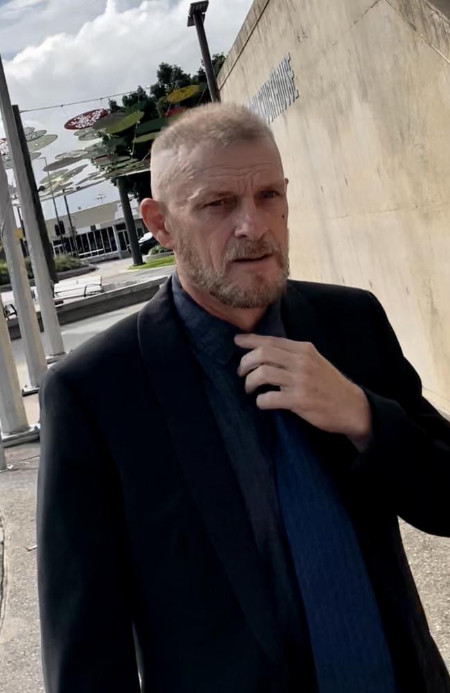 Former Beenleigh, now Urangan man Michael John Mackay, 50, leaves Beenleigh District Court. Picture: Marcel Baum.