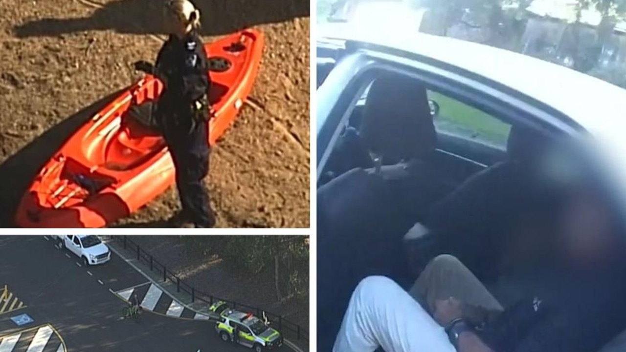 Moment alleged kayak killer arrested