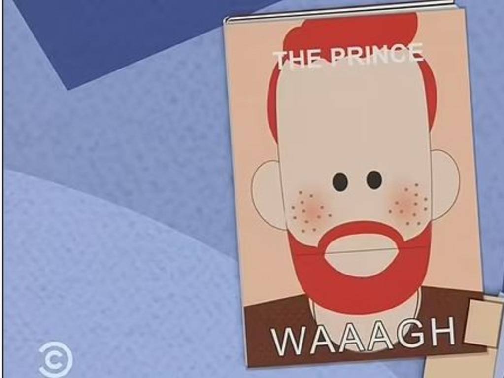 South Park‘s characterisation of “WAAAGH”. Picture: Comedy Central