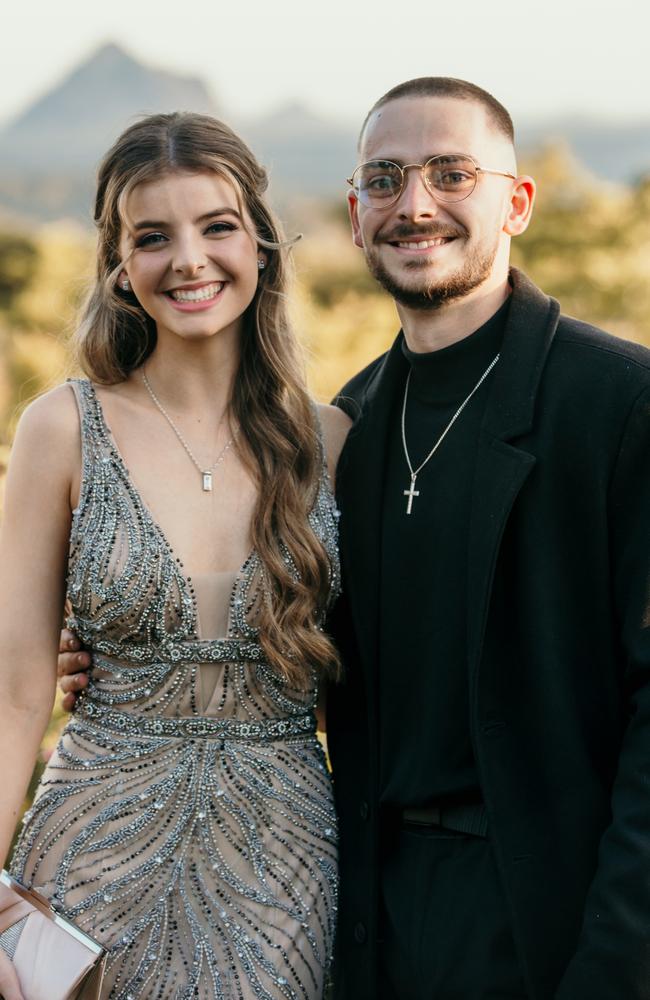 Jade and Jonty at the Glasshouse Christian College formal. Picture: Jordan Bull of JBull Photography