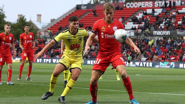 Adelaide United striker Kristian Opseth’s partner has signed for a local club. Picture: Robert Cianflone/Getty Images