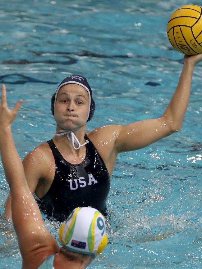 Stephania Haralabidis has been on song in the Australian Water Polo League this season.