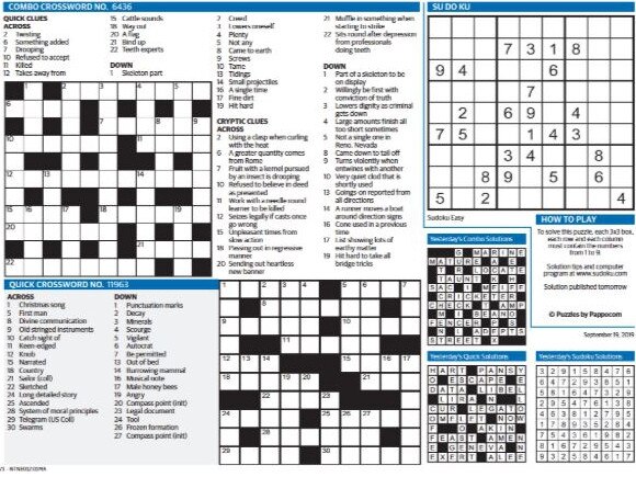 You can test your skills with games and puzzles such as crosswords and Sudoku with your <i>NT News </i>digital subscription