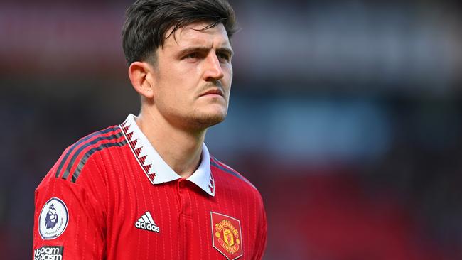 Harry Maguire of Manchester United. (Photo by Michael Regan/Getty Images)