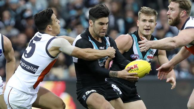 Chad Wingard could be on the way out at Port Adelaide. Picture: Sarah Reed