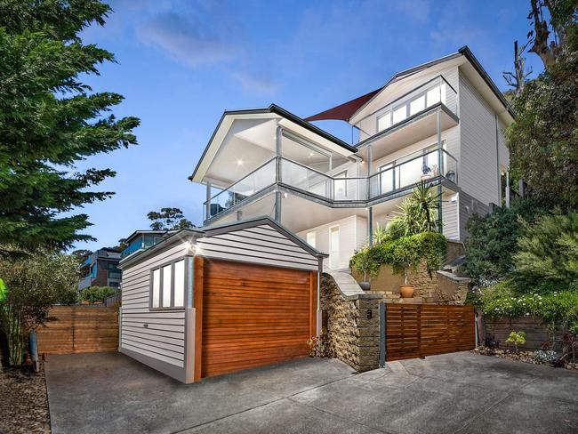 The Penny Lane home before the landslide. Picture: Supplied