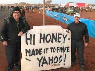 The RSL RAEMUS Rover Off-Road Racing Team entered three cars in the 2019 Finke Desert Race. Jim Dwyer and Morgan Appleby.