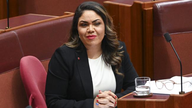 Senator Jacinta Nampijinpa Price is filthy with the government. Picture: NCA NewsWire / Martin Ollman